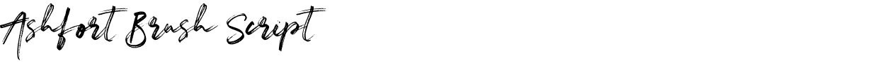 Ashfort Brush Script.otf