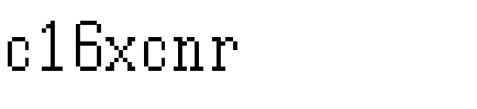 c16xcnr.ttf