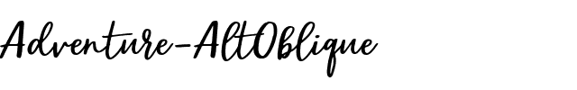 Adventure-AltOblique.ttf
