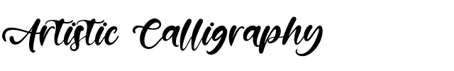 Artistic Calligraphy.otf