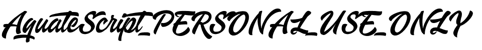 AquateScript_PERSONAL_USE_ONLY.ttf