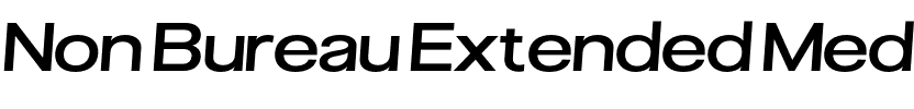 Non Bureau Extended Medium.otf