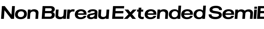 Non Bureau Extended SemiBold.otf