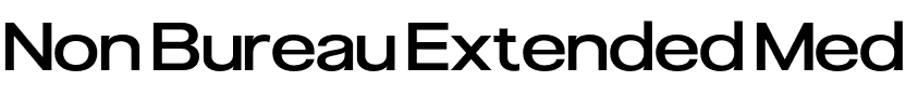 Non Bureau Extended Medium.otf