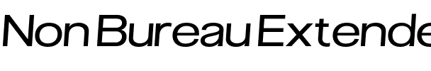 Non Bureau Extended.otf