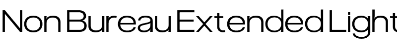 Non Bureau Extended Light.otf