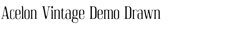 Acelon Vintage Demo Drawn.otf