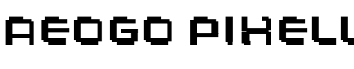 Aeogo Pixellated.ttf