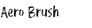 Aero Brush.otf