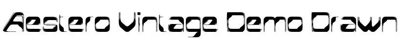 Aestero Vintage Demo Drawn.otf