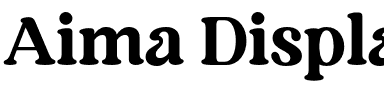 Aima Display.otf