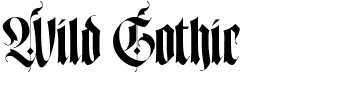 Wild Gothic.otf