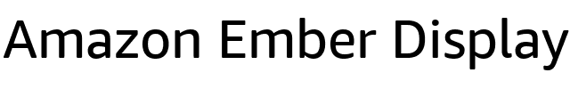 Amazon Ember Display.ttf