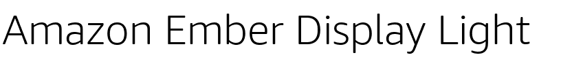 Amazon Ember Display Light.ttf