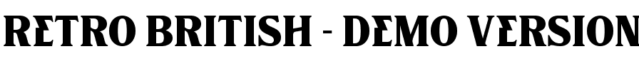 Retro British - Demo Version.ttf