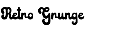 Retro Grunge.otf