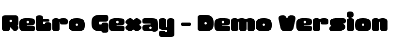 Retro Gexay - Demo Version.ttf