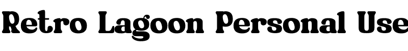 Retro Lagoon Personal Use.otf
