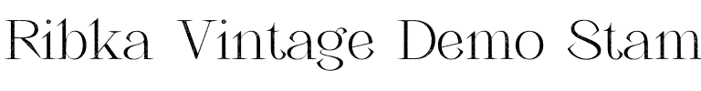 Ribka Vintage Demo Stamp.otf