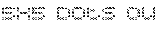 5x5 Dots Outline.ttf