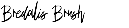 Bredalis Brush.otf
