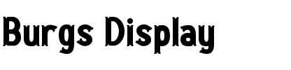 Burgs Display.ttf