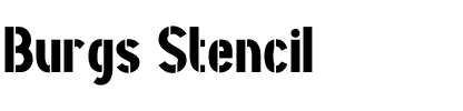 Burgs Stencil.otf
