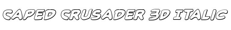 Caped Crusader 3D Italic.ttf