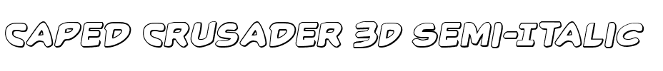 Caped Crusader 3D Semi-Italic.ttf