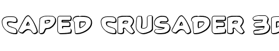 Caped Crusader 3D.ttf