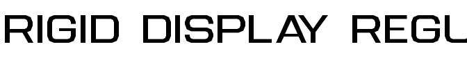 Rigid Display Regular.ttf