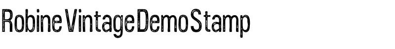 Robine Vintage Demo Stamp.otf