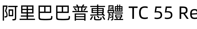 阿里巴巴普惠體 TC 55 Regular.ttf