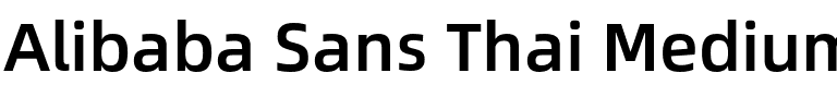 Alibaba Sans Thai Medium.otf