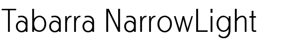 Tabarra NarrowLight.ttf
