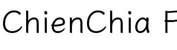 ChienChia F蒹葭楷F.ttf