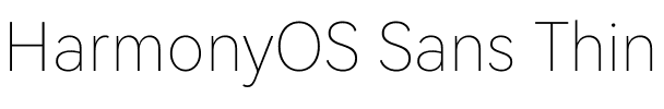 HarmonyOS Sans Thin.ttf