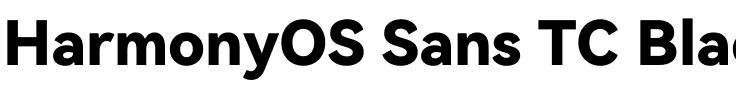 HarmonyOS Sans TC Black.ttf