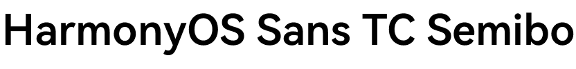 HarmonyOS Sans TC Semibold.ttf
