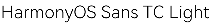 HarmonyOS Sans TC Light.ttf