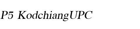 P5 KodchiangUPC.ttf