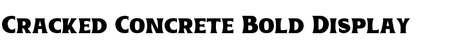 Cracked Concrete Bold Display.ttf
