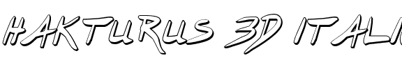 Hakturus 3D Italic.ttf
