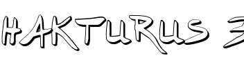 Hakturus 3D.ttf
