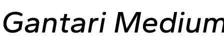 Gantari Medium.otf