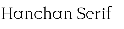 Hanchan Serif.otf