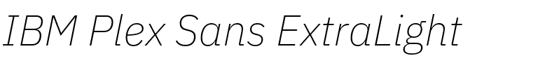 IBM Plex Sans ExtraLight.otf