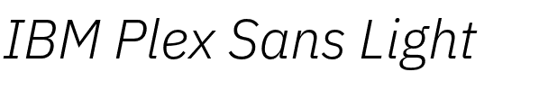 IBM Plex Sans Light.otf