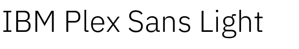 IBM Plex Sans Light.otf
