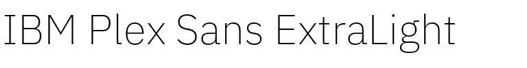 IBM Plex Sans ExtraLight.otf